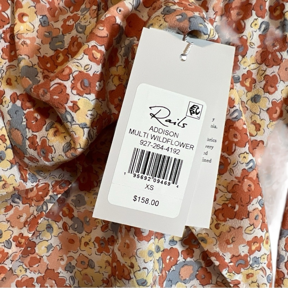 Rails Addison Tiered Skirt Multi Wildflower Size XS - Picture 4 of 6